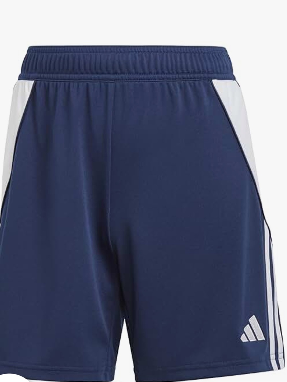 adidas Navy and White Performance Shorts Football soccer Tiro 24 size 4X-NWT